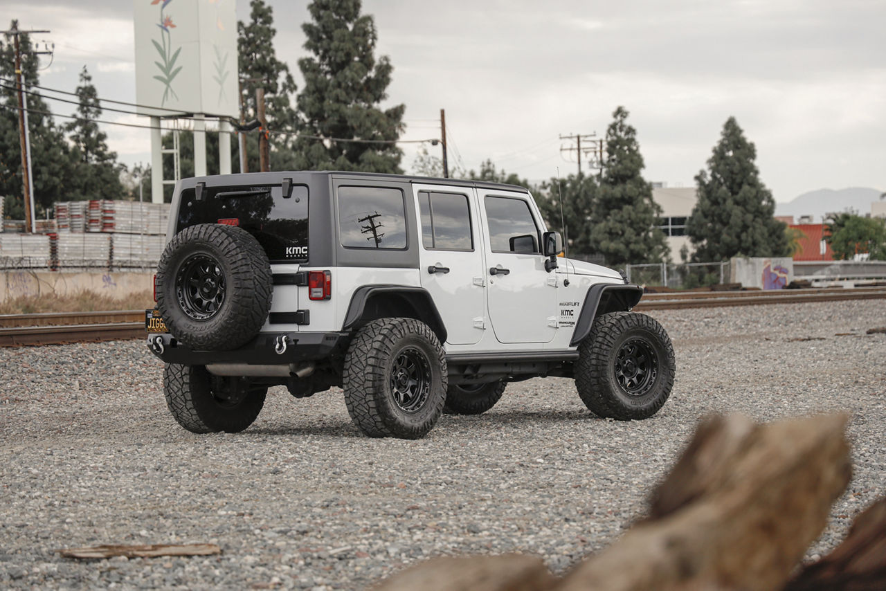 2015 Jeep Wrangler KMC CHASE Black KMC Wheels